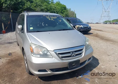 2007 Honda Odyssey Ex из США, поврежденный, VIN 5FNRL38487B455584
